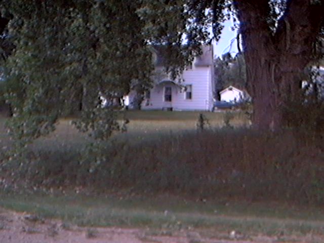 The old farmhouse where we lived when I went to the school in the last entry.